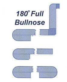 180° Full Bullnose